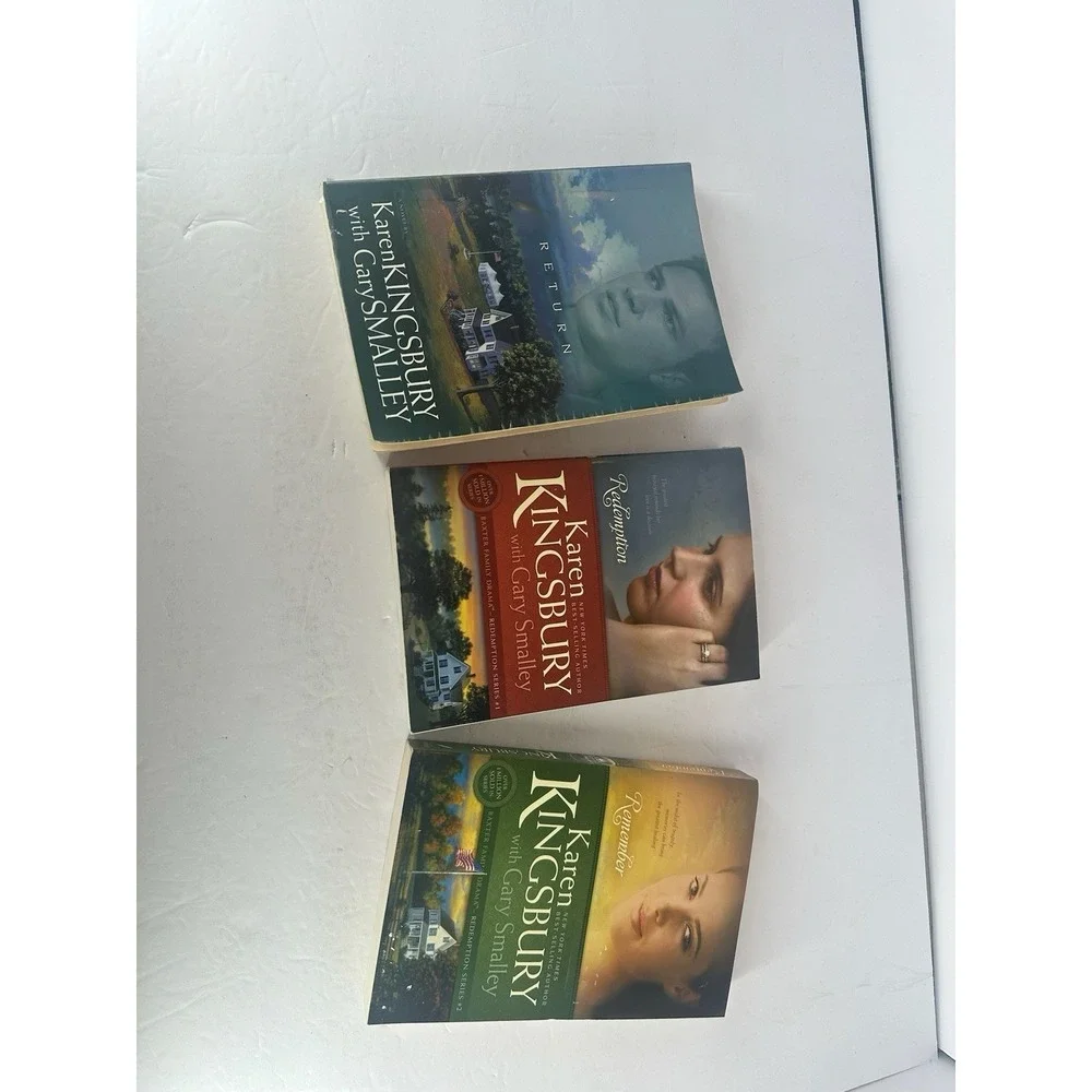 Karen Kingsbury Book Lot Of 3 Fiction Novels The Redemption Series